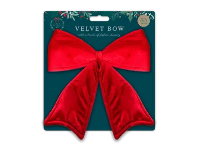 Red Velvet Bow Decoration.png