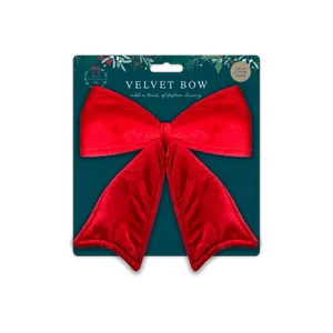 Red Velvet Bow Decoration.png