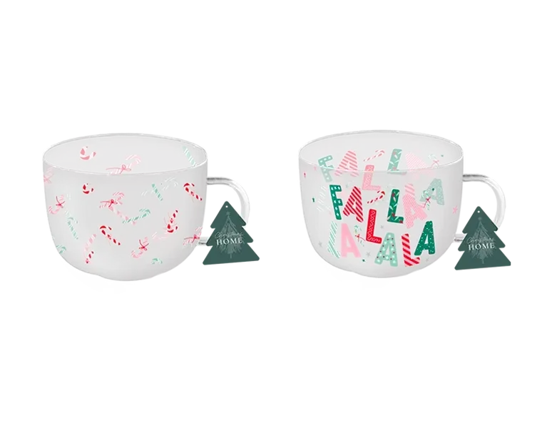 Christmas Festive Print Glass Mug.png