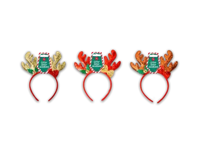 Christmas Glitter Antler with Bow Headband.png