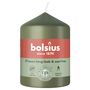 Bolsius Essentials Pillar Candle - 80 x 58mm - Fresh Olive