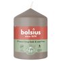 Bolsius Essentials Pillar Candle - 80 x 58mm - Light Taupe