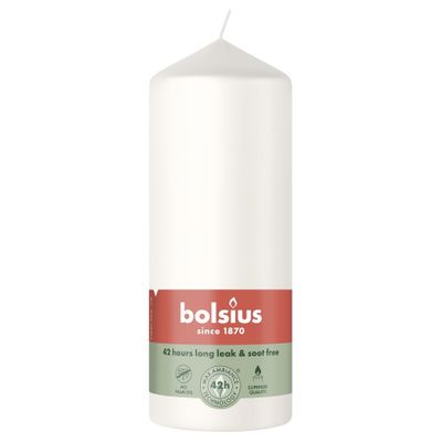 Bolsius Essentials Pillar Candle - 150x 58mm - Cloudy White