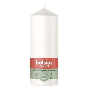 Bolsius Essentials Pillar Candle - 150x 58mm - Cloudy White