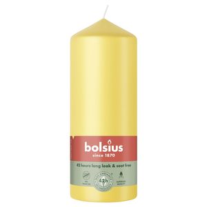Bolsius Essentials Pillar Candle - 150 x 58mm - Sunny Yellow