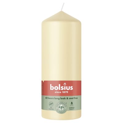 Bolsius Essentials Pillar Candle - 150 x 58mm - Beige
