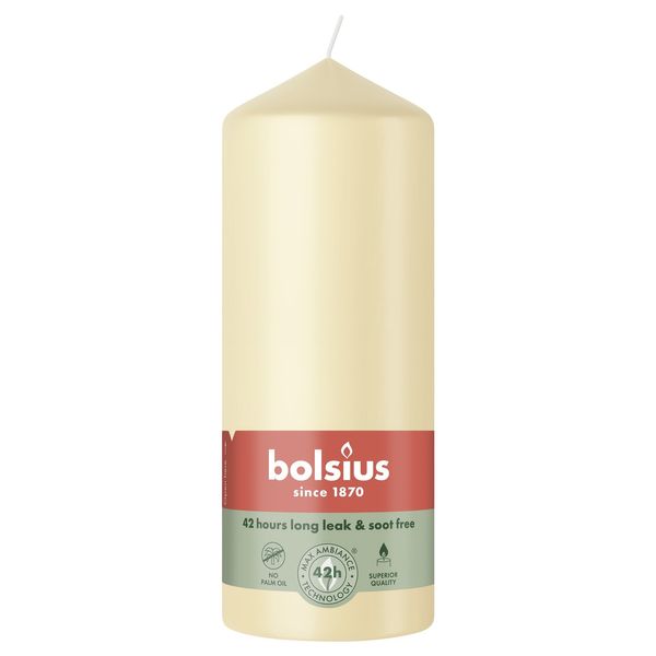 Bolsius Essentials Pillar Candle - 150 x 58mm - Beige