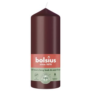 Bolsius Essentials Pillar Candle - 150 x 58mm - Velvet Red