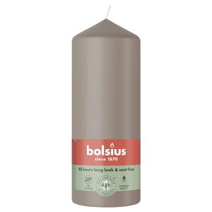 Bolsius Essentials Pillar Candle - 150 x 58mm - Light Taupe