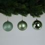 Sage Green 8cm Plastic Ball in Box (matt, shiny, glitter) x 48