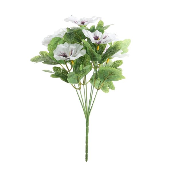Essential Pansy Bunch - White - 7 Heads