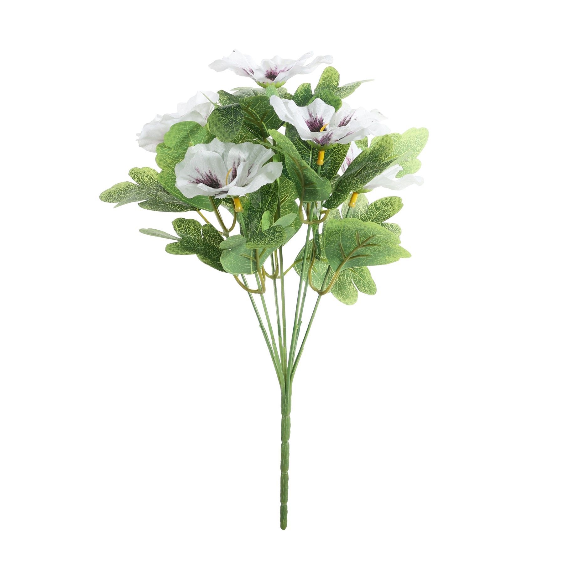 Essential Pansy Bunch - White - 7 Heads