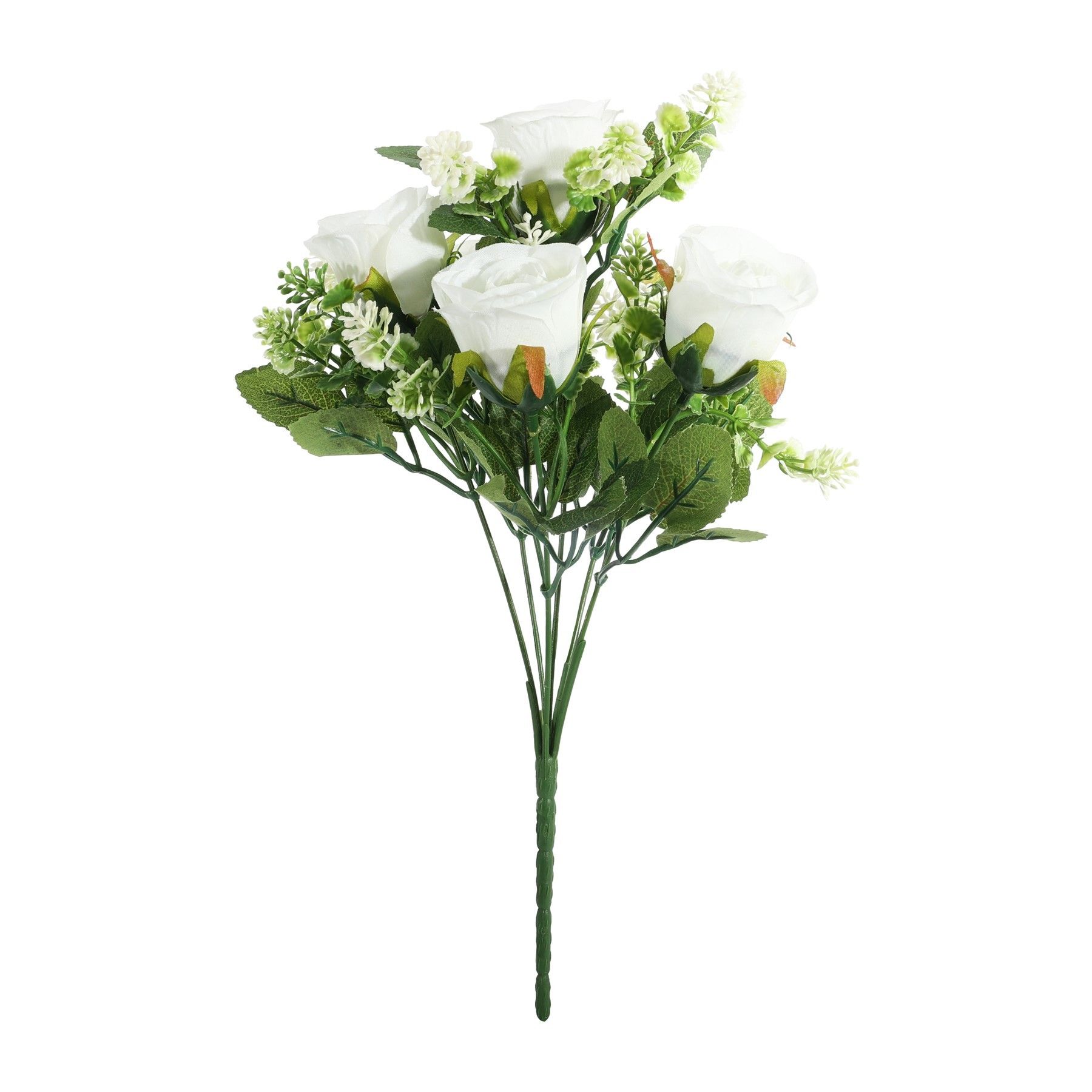 Essential Rose Bunch - White - 6 Heads