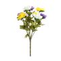 Essential Anemone Bunch Purple/Yellow/ Cream - 9 Heads