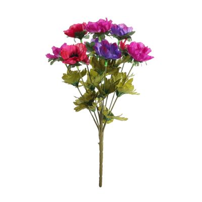 Essential Anemone Bunch Purple/Pink/ Lilac - 9 Heads
