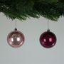 Pearlised Pink Baubles (8cm) (6 Pieces)