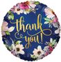 Thank You Flowers Balloon - 18 Inch