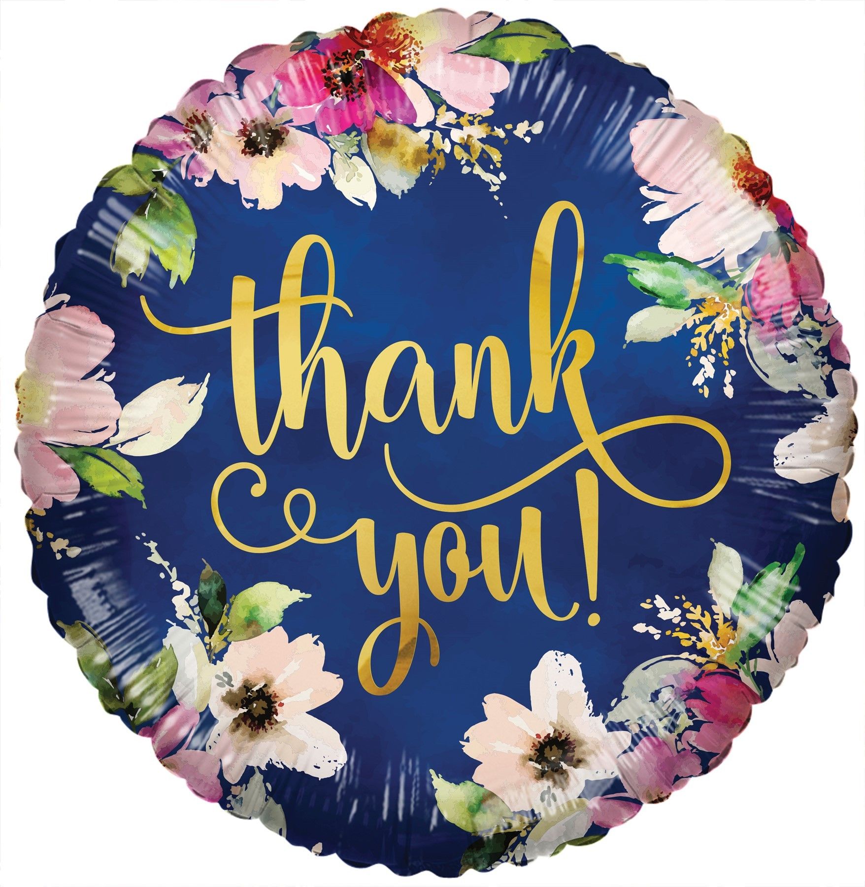 Thank You Flowers Balloon - 18 Inch