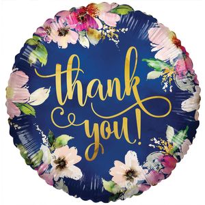 Thank You Flowers Balloon - 18 Inch