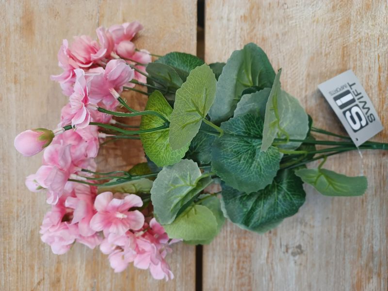 12" Geranium Bush Cream