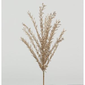 60cm Glitter Mini Leaf Bush Pink