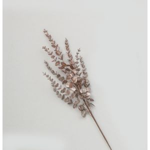 76cm Glitter Eucalyptus Spray Rose