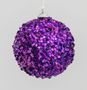 80mm Glitter/Sequin Ball Purple