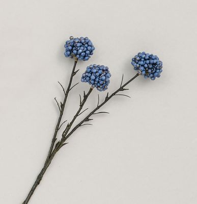 45cm Berry Cluster Spray Blue