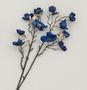 53cm Apple Blossom Spray Blue