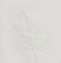 66cm Glitter Maple Leaf White