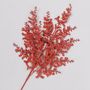 66cm Glitter Cypress Spray Red