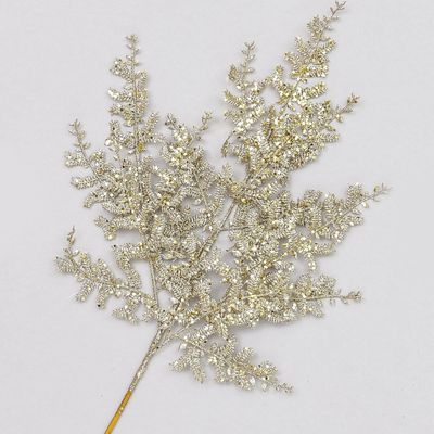 66cm Glitter Cypress Spray Chmp