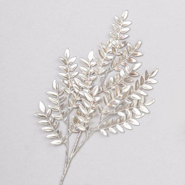 66Cm Box Leaf Spray - Champagne