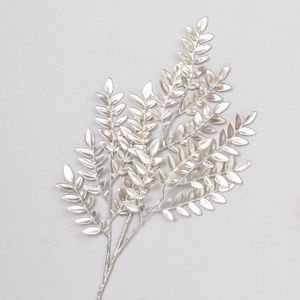 66Cm Box Leaf Spray - Champagne