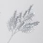 66Cm Box Leaf Spray Silver