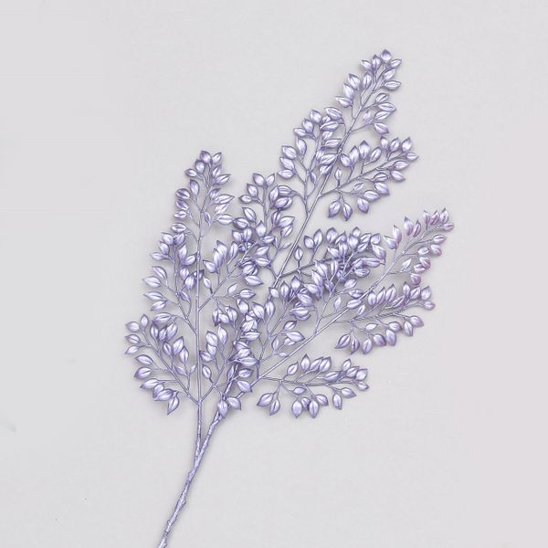 66Cm Leaf Spray Lilac