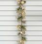 180cm Glitter Mix Leaf Garland Chm