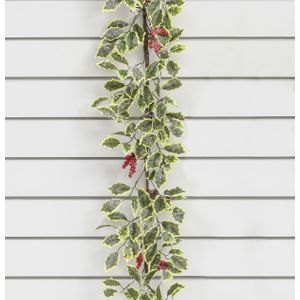 6ft Holly/Berry/Cone Garland Varie