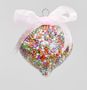 9cm Glass Onion w/Bead/Ribbon