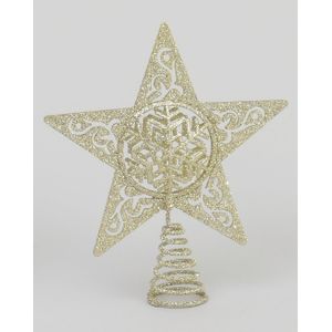 20cm Glitter Snowflake Tree Topper