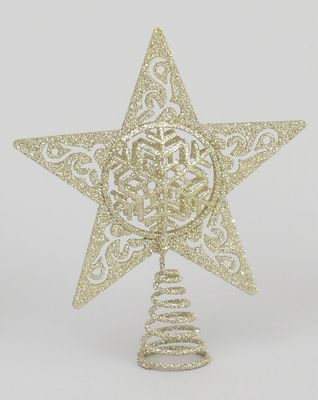 20cm Glitter Snowflake Tree Topper