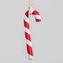 18cm Candy Cane Decoration Red/Wht