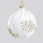 8cm Glass Bead Pattern Ball 