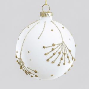 8cm Glass Bead Pattern Ball 
