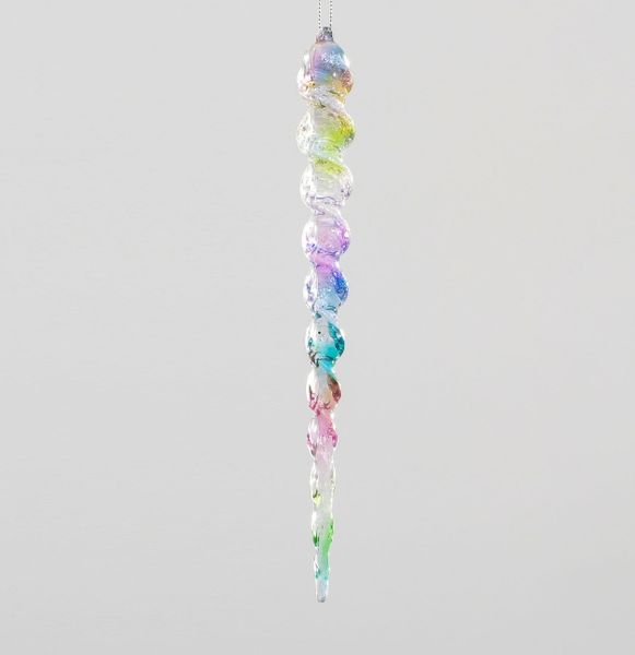 22cm Icicle Decoration Multi