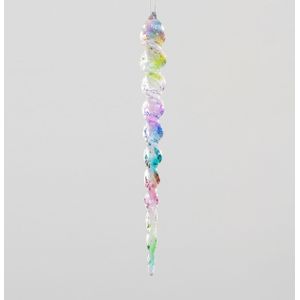 22cm Icicle Decoration Multi