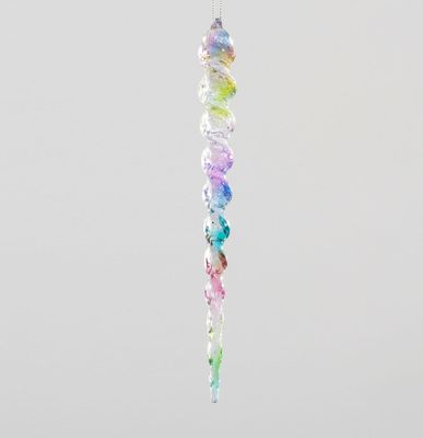 22cm Icicle Decoration Multi