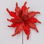 70cm Glitter Giant Poinsettia Red