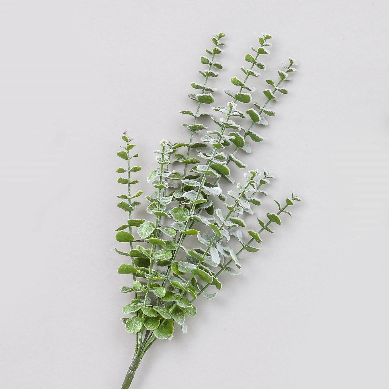 53cm Frosted Eucalyptus Bush Green