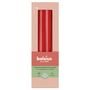 Bolsius Essentials Tapered Candles - 245 x 24mm Box 4 - Delicate Red